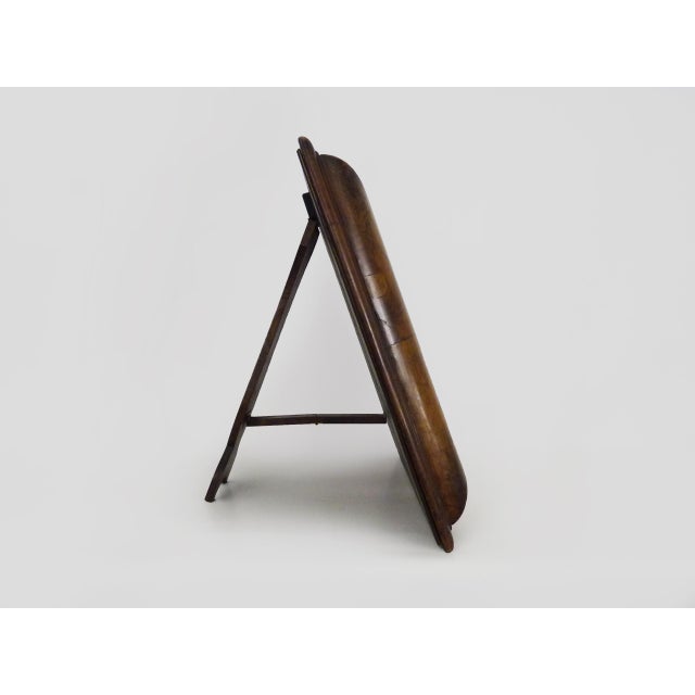 Large Psyche Mirror in Walnut, 19th Century For Sale - Image 5 of 10