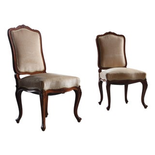 Antique Danish Chairs, 1700s, Set of 2 For Sale