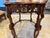 This is a 1930s French Walnut Center table. It is Louis XV Rococo style. It has a unique style shape and has an opening on...