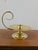 Vintage Baldwin Brass Swirl-Handle Chamberstick Taper Candle Holder For Sale In Washington DC - Image 6 of 10