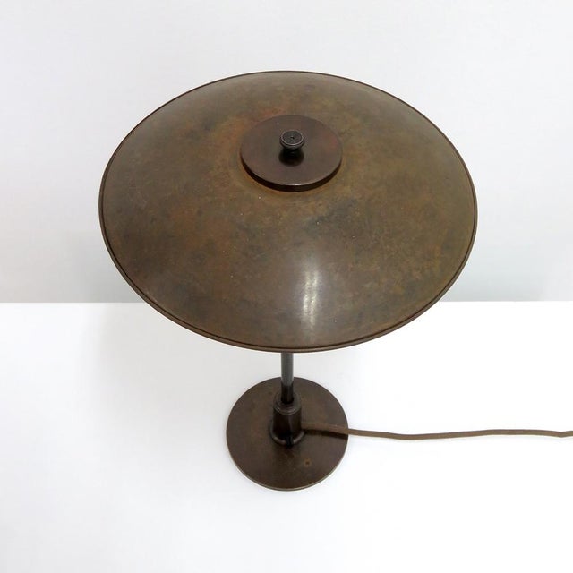 Metal Rare Poul Henningsen Copper Ph 3/2 Table Lamp, 1930 For Sale - Image 7 of 10