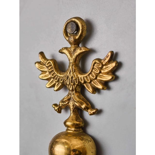 Dutch Wall Lamp in Brass For Sale - Image 3 of 8