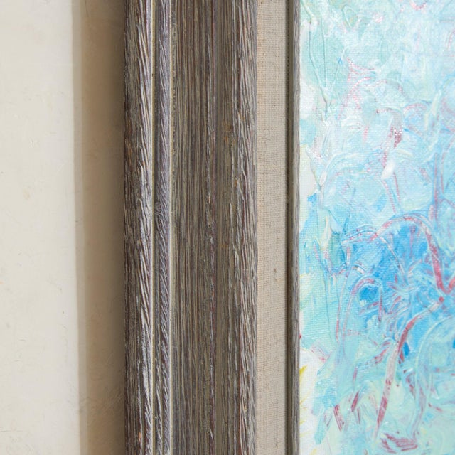 Mid 20th Century Vintage Oil on Canvas Abstract Expressionist Painting For Sale - Image 5 of 8