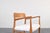 Beige Mid-Century Modern Danish Model 56 Armchair by Niels O. Møller for J.L. Møllers, 1950s For Sale - Image 8 of 13