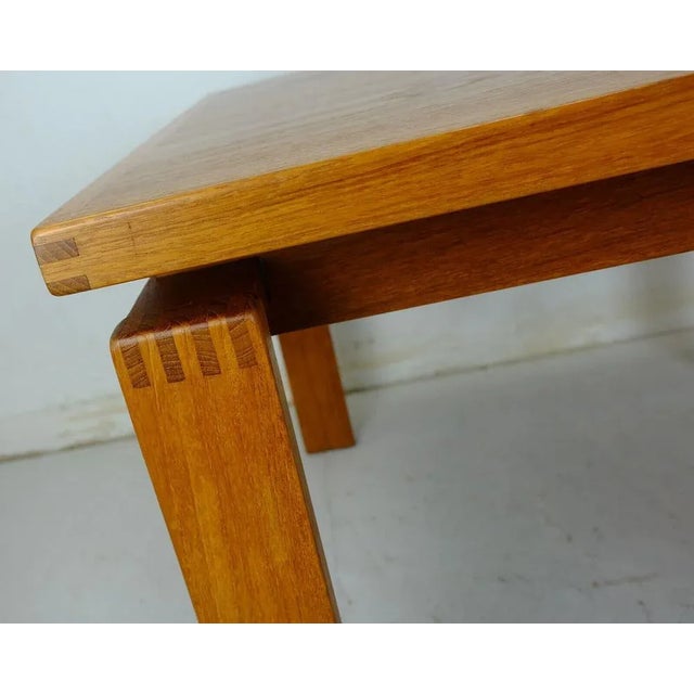 Danish Modern Coffee Table in Teak, 1970s For Sale - Image 6 of 10