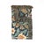 This Arts & Crafts woodland hares woven throw blanket features caramel-colored hares, sage green acanthus foliage, ivory...