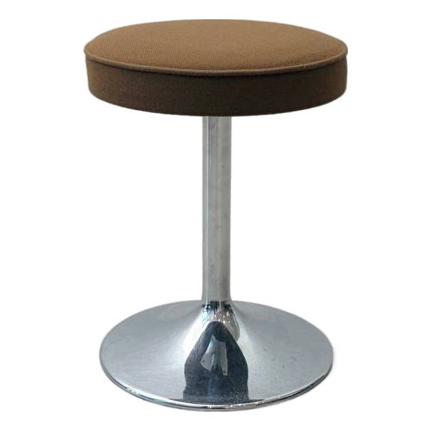 Vintage Tulip Stool in Brown by Vitra, 1970s For Sale