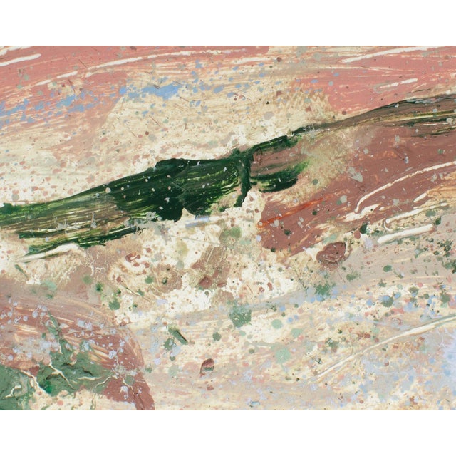 1980s Abstract Acrylic Landscape by Harry Hilson For Sale In Indianapolis - Image 6 of 8