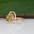 2.6Ct Sphene Ring With Earth-Mined Diamond Accents: Solid 14k Gold, Size 6.75 For Sale - Image 10 of 10