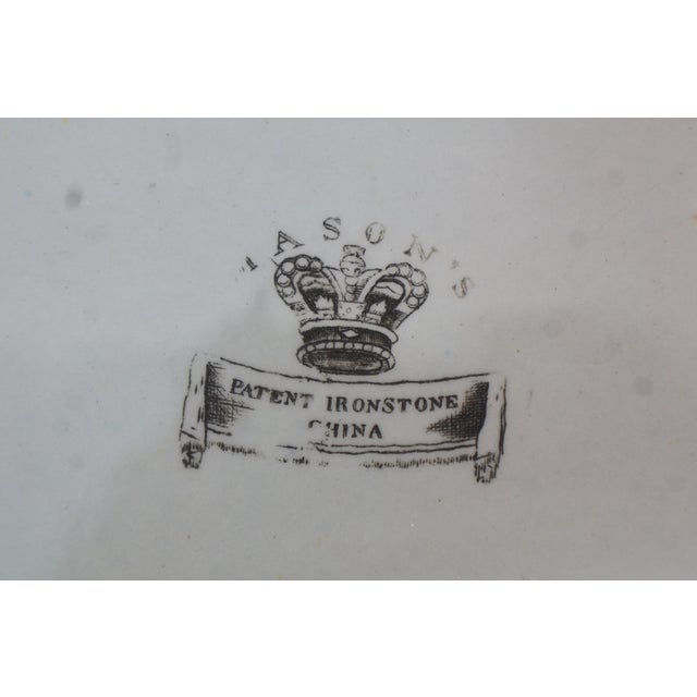 Antique Stephan Folch Masons Ironstone Imari Style China Serving Platters Dish - Set of 4 For Sale - Image 14 of 16