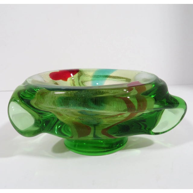Mid 20th Century Seguso Small Glass Bowl For Sale - Image 5 of 8