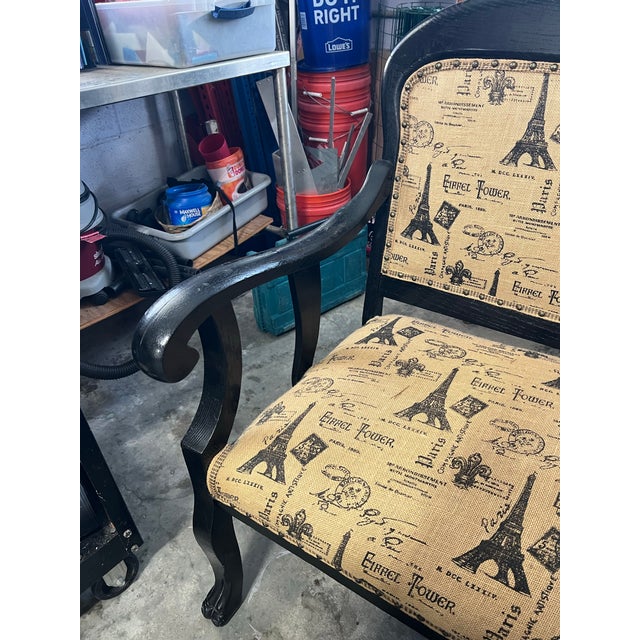 Antique Paris Settee With Lion Paw Feet For Sale - Image 9 of 11