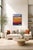 Javiera Da Fonseca Ilić "Apókalypsis" Oil on Canvas, Fiery Red Sun Setting Over the Sea, Contemporary Coastal Painting, 2026 For Sale - Image 6 of 6