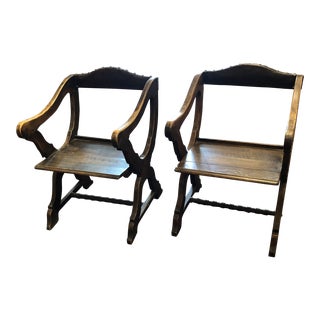 Late 19th Century Vintage Swedish Chairs- a Pair For Sale
