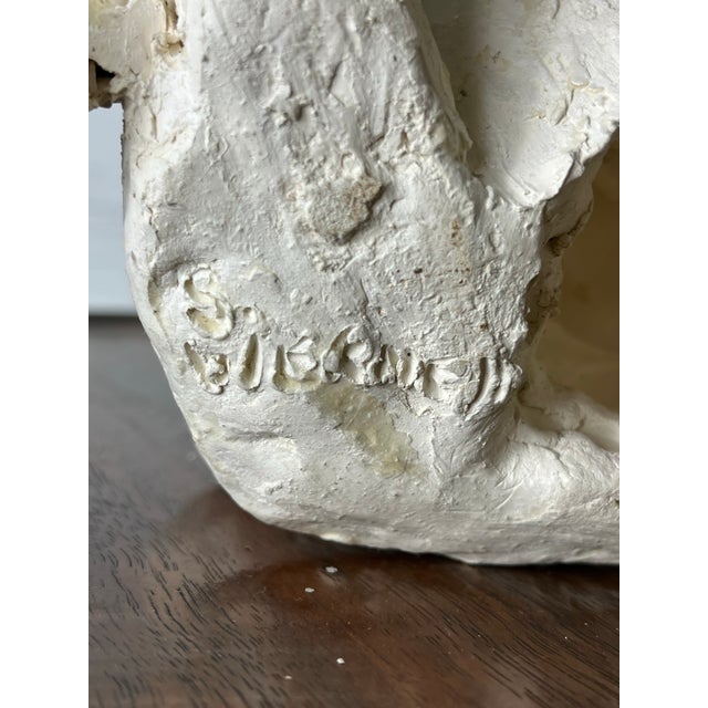Late 20th Century Plaster Seated Nude Post-Modern Contemporary For Sale - Image 12 of 12