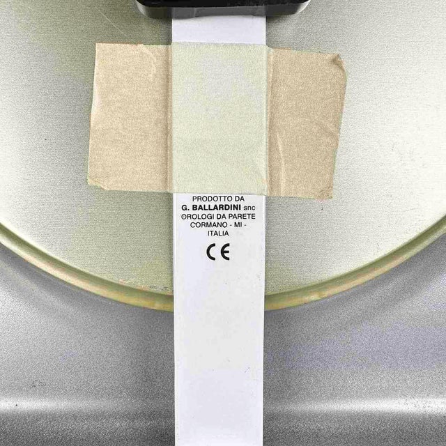 Metal Vintage Wall Clock from Lavazza For Sale - Image 7 of 8