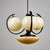 Vintage Metal and Glass Chandelier, 1970s For Sale - Image 13 of 13