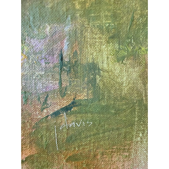 Impressionist Landscape Oil Painting on Panel by Judy Davis For Sale In Austin - Image 6 of 8