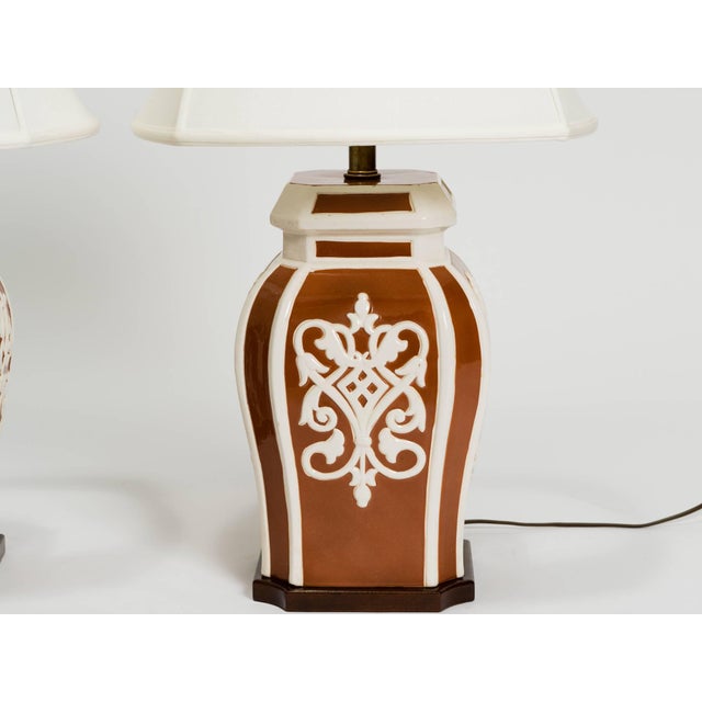 Frederick Cooper Ginger Jar Lamps a Pair Chairish