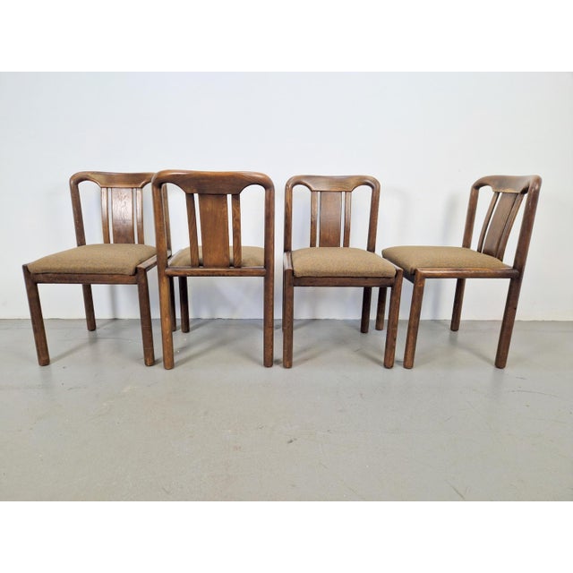 Vintage Brutalist Dining Room Chairs, 1970s, Set of 4 For Sale - Image 9 of 9