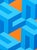 Austin Magruder Contemporary Orange & Blue Colorful Tessellated Geometric Abstract Painting, 2024 For Sale - Image 4 of 10