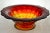 Mid 20th Century Red to Gold Gradient Petal Rim Bowl For Sale - Image 5 of 5