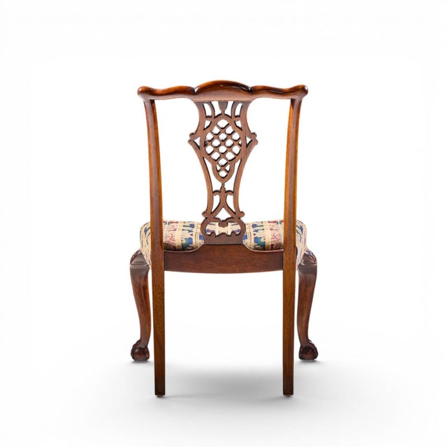 Brown Baker Furniture Stately Homes Chippendale Mahogany Dining Chairs - Set of 8 For Sale - Image 8 of 17