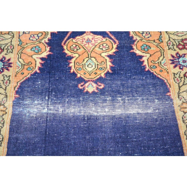 Turkish Vintage Turkish Anatolian Hand Knotted Wool Rug, 2'4''x4' For Sale - Image 3 of 4