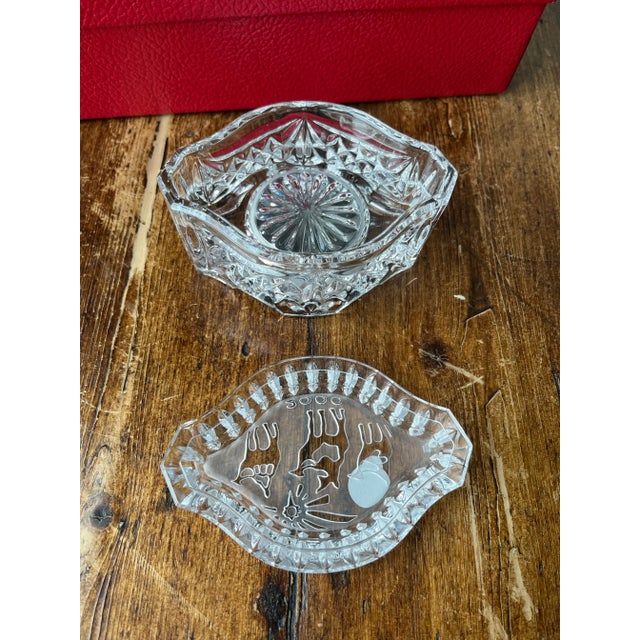 Waterford Crystal Songs of Christmas Collection Year 2000, 5th edition Song: O' Holy Night 4 6/8" width, 3 1/8" depth and...