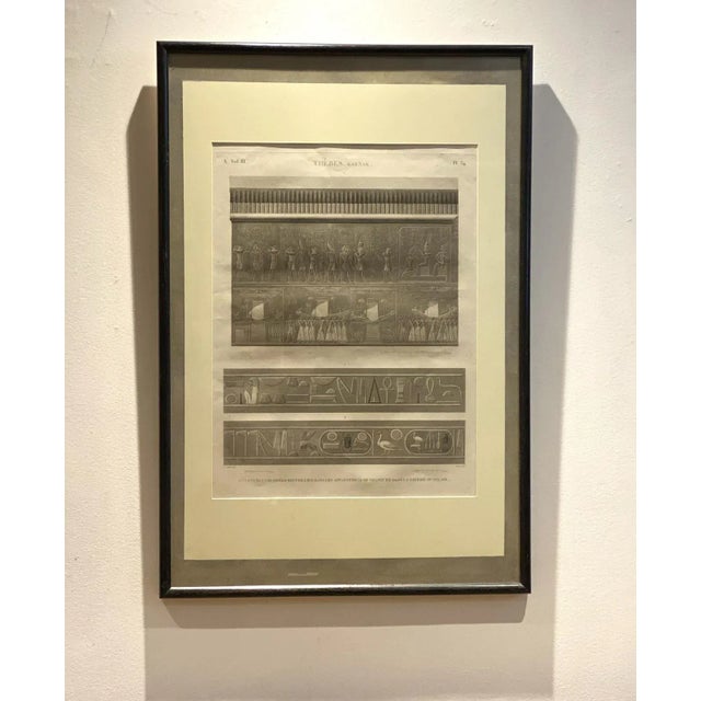 An early 19th Century French engraving from the "Description de l'Egypte", printed after Napoleon's expedition into Egypt,...