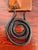 Hermès Vintage Stitched Tan Leather Covered Telephone For Sale - Image 4 of 8