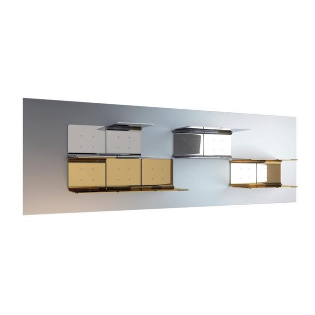 Brickel C Shelf in Powder-Coated Aluminum by Altreforme For Sale - Image 4 of 6