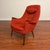 Gerhard Berg Vintage High Back Lounge Chair - Restored For Sale - Image 4 of 12