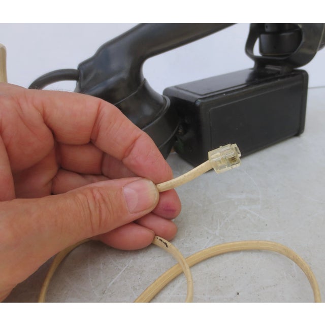 Vintage Intercom Western Electric Wall Mount Hanging Handset Phone For Sale - Image 9 of 9
