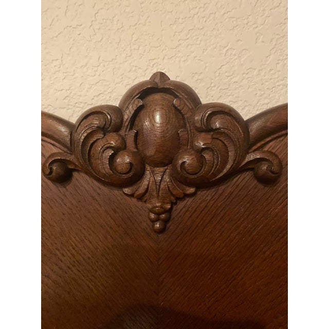 Black Forest Style Exquisitely Unique Carved Oak European Buffet/Sideboard Mid 20th Century For Sale - Image 11 of 12