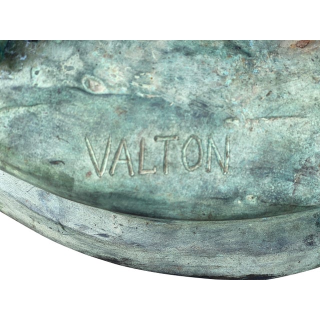 1940s French Vertigris Bronze Garden Sculpture of a Mastiff For Sale - Image 5 of 9