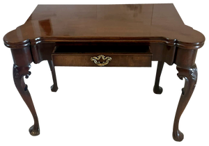 Fine 18th Century George Li Irish Chippendale Mahogany Side Table, 1750s