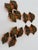 1940s Set of 4 Vintage Drawer Pulls Handles Bakelite and Brass 1940's For Sale - Image 5 of 10