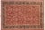 Red 1990's Floral Pak-Persian Red/Blue Wool Rug - 6'0'' X 8'6'' For Sale - Image 8 of 9