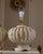 Vintage 1980s Organic Modern Ribbed Woven Wicker Melon Table Lamps, a Pair For Sale - Image 13 of 14