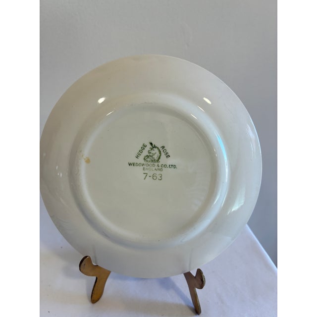 Vintage Wedgwood Embossed Bread Plates, Set of 7 For Sale - Image 9 of 11