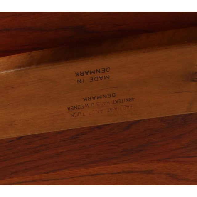 Wood Model AT11 Coffee Table in Oak and Teak by Hans J. Wegner for Andreas Tuck, 2000s For Sale - Image 7 of 8