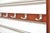 Large Mid-Century Mahogany Wall Coat Rack, 1960s For Sale - Image 10 of 11