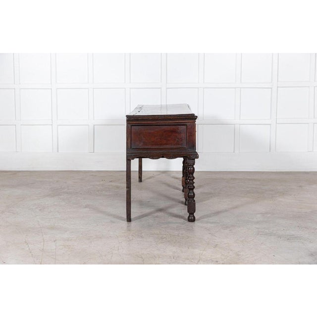 English Vernacular Oak Dresser Base, 1750s For Sale - Image 13 of 17