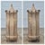 Unusual 20th Century Chinoiserie Pagoda Top Bombe Form Cane 2-Door Storage Cabinet For Sale - Image 9 of 12