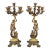 Pair of 19th Century French Napoleon III Bronze Figural Candelabras For Sale