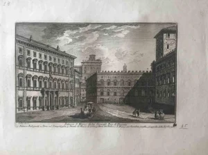 Giuseppe Vasi, Palazzo S.Marco della Sereniss. Rep. di Venezia, Etching