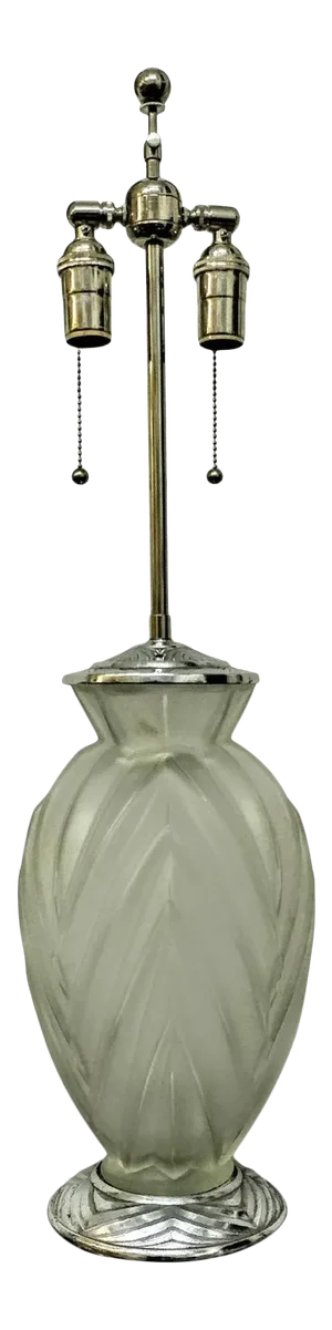 French Art Deco Table Lamp by Sabino