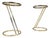 Vintage Brass Side Tables, 1970s, Set of 2 For Sale