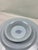 19th Century French Blue and White Pedestal Dish in Monet Pattern For Sale - Image 4 of 8